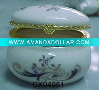 Wholesale fine porcelain jewelry box
