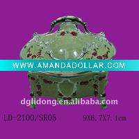 Wholesale Docrative New Style Enamel Alloy Jewelry Box