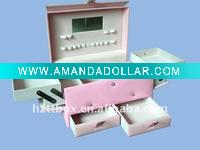 Wholesale Fashion jewelry box,gift box,made of pvc