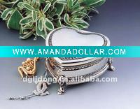 Wholesale Pretty Heart Love Alloy Jewelry Box