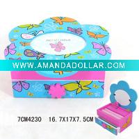 Wholesale butterfly wooden jewelry music box