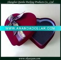 Wholesale luxury jewelry box,packaging gift box,heart shape gift box