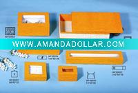 Wholesale wood pvc window wood gift box