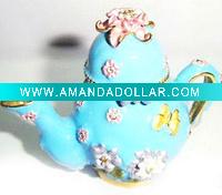 Wholesale kettle metal jewelry box