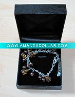 Wholesale Jewelry box with crocodile emboss