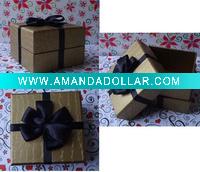 Wholesale Jewelry box with bow on the top