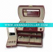 Wholesale elegant leather jewelry box
