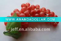Wholesale Bunch Green Grapes Decorative Plastic Artificial Fruit
