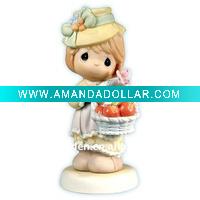 Wholesale Girl with Fruit Basket (Wedding Decoration)