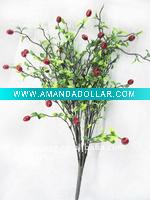 Wholesale Plastic Artificial Fruits and leaves