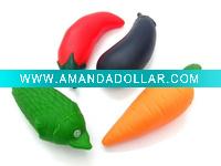 PVC fruits with whistle