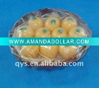 candle wax fruit decor