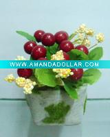 Wholesale artificial fruits,artifical decorative fruits,artificial potted fruits