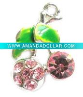 Wholesale bling fruit Charm XH2948