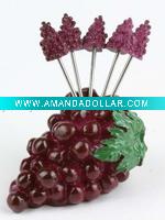 Fruit Fork with Resin Handle