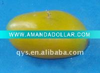 paraffin candle fruit decor