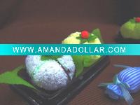 Wholesale Promotional Artificial Fruit Towel Cake