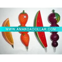 Wholesale fruit pen; funny pen