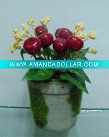 Wholesale artificial fruits,artifical decorative fruits,artificial potted fruits