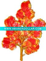 artificial decorative leaf with fruit