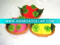 Strawberry Shape Artificial Fruit Towel Cake