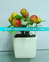 Wholesale artificial fruits,artifical decorative fruits,artificial potted fruits