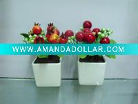 Wholesale artificial fruits,artifical decorative fruits,artificial potted fruits