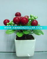 Wholesale artificial fruits,artifical decorative fruits,artificial potted fruits