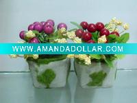 Wholesale artificial fruits,artifical decorative fruits,artificial potted fruits