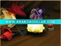 Wholesale 100% Catton Handmade Pudding Cake Towel With Artificial Fruit