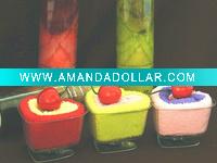 Wholesale 100% Cotton Promotion Gift Artificial Fruit Towel Cake