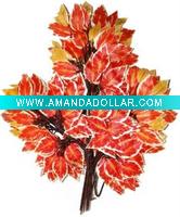 artificial decorative leaf with fruit