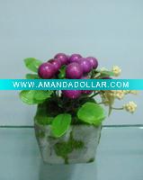 Wholesale artificial fruits,artifical decorative fruits,artificial potted fruits