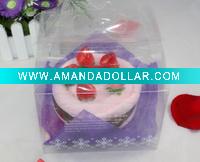 birthday cake towel