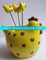 Resin Fruit Fork