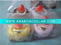 Wholesale 100% cotton Christmas Gift -towel cake