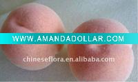 Wholesale artificial foam peach fruit for decoration
