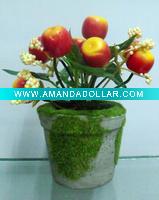 Wholesale artificial fruits,artifical decorative fruits,artificial potted fruits