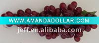 Decorative Plastic Artificial Fruit Bunch Grapes