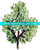 artificial decorative leaf with fruit