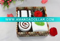 Wholesale towel cake gift box