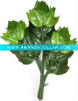 Wholesale artificial decorative leaf with fruit