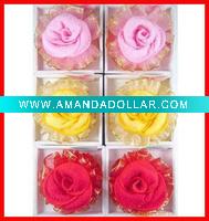 Wholesale Valentines gift of towel roses,cotton towel roses for wedding