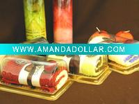 Swiss Roll With Artificial Fruit Cake Towel