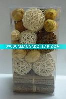 Wholesale 260g botanical potpourri in pvc box