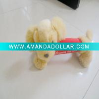 Wholesale factory supply plush and stuffed pet toy dog