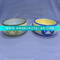 Wholesale Food safe ceramic dogs drinking bowl
