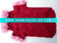 knitted pet sweater