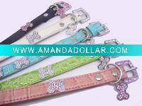 Wholesale leather dog collar,cat collar,pet collar,pet product