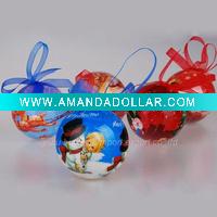 Wholesale Supermarket Best-Selling foam seamless Christmas ball with painting